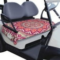 thumbnail image 1 of Golf Cart Front Seat Towel 51" x 31" with Mandala Print, Microfiber Cover for EZGO TXT RXV and Club Car Precedent, 1 of 8