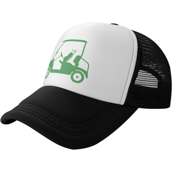 Golf Cart Hat Love Golf Mesh Cap for Men Women, Love Golf Adjustable Trucker Hat Baseball Cap