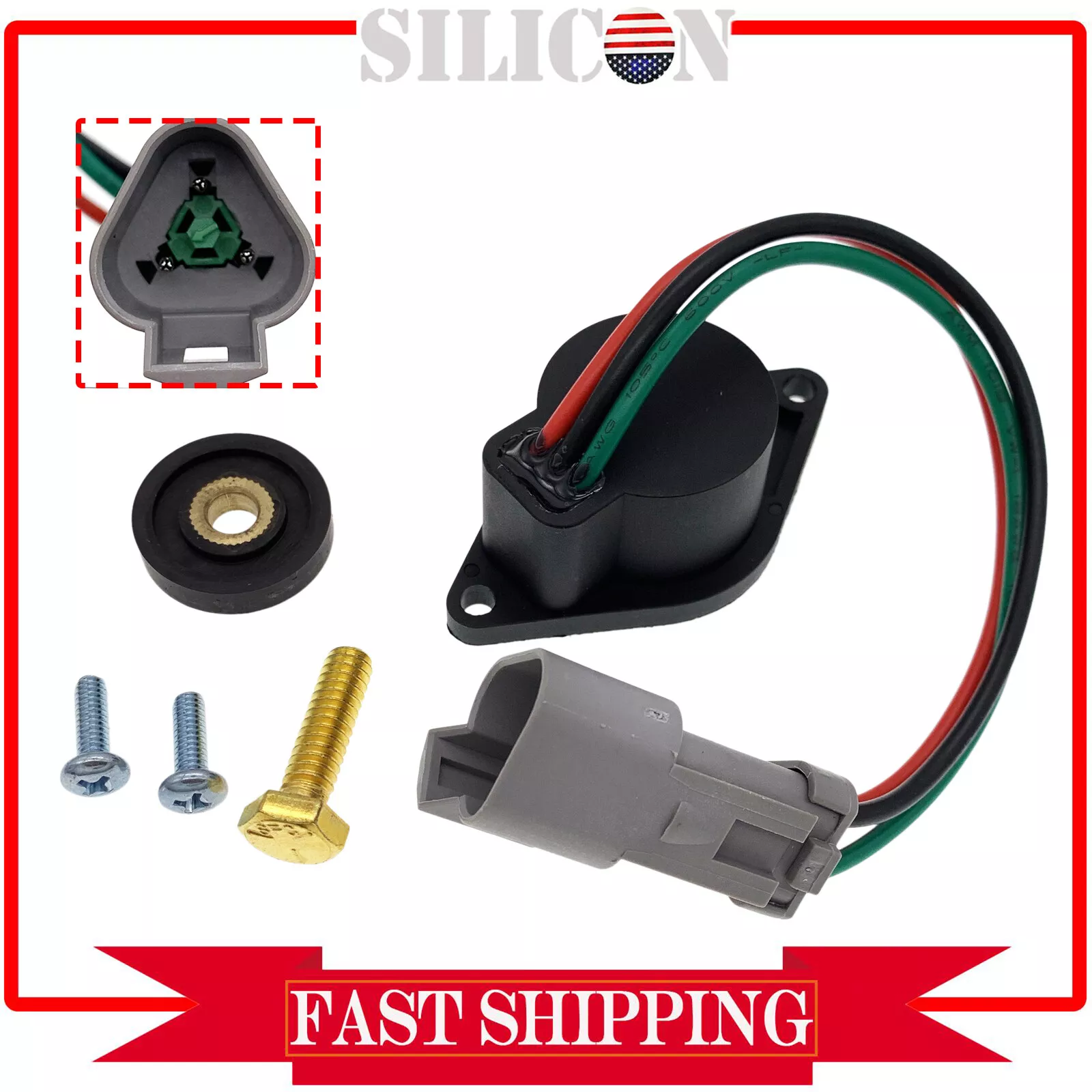 Golf Cart High Speed Magnet Speed Sensor for Club Car IQ ADC Motor 102704901