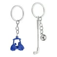 thumbnail image 1 of Golf Cart Keychain, Mini Cute Golf Ball Key Chain Sport Pendant Key Ring Bag Backpack Decor Blue, 1 of 7