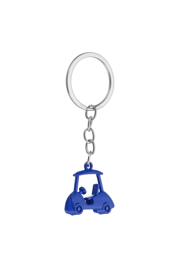 Golf Cart Keychain, Mini Cute Golf Key Chain Sport Pendant Key Ring Bag Backpack Decor Blue