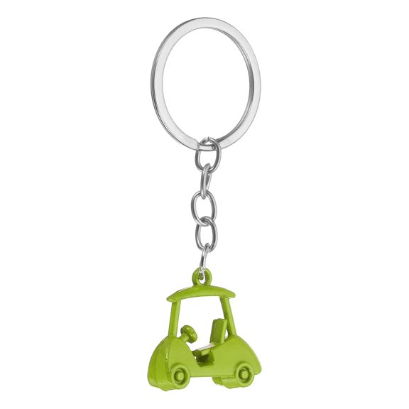 Golf Cart Keychain, Mini Cute Golf Key Chain Sport Pendant Key Ring Bag Backpack Decor Green