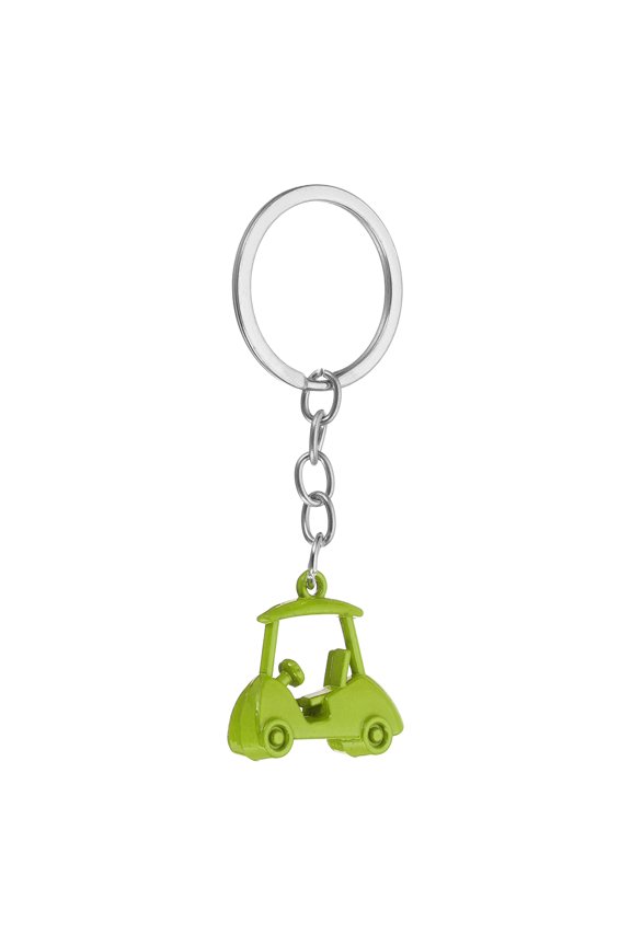 Golf Cart Keychain, Mini Cute Golf Key Chain Sport Pendant Key Ring Bag Backpack Decor Green