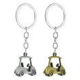 thumbnail image 1 of Golf Cart Keychain, Mini Cute Golf Keys Chain Sport Pendant Key Ring Bag Backpack Decor Cyan/Deep Gray, 1 of 7