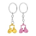 thumbnail image 1 of Golf Cart Keychain, Mini Cute Golf Keys Chain Sport Pendant Key Ring Bag Backpack Decor Pink/Gold, 1 of 7