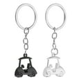 thumbnail image 1 of Golf Cart Keychain, Mini Cute Golf Keys Chain Sport Pendant Key Ring Bag Backpack Decor Silver/Black, 1 of 7