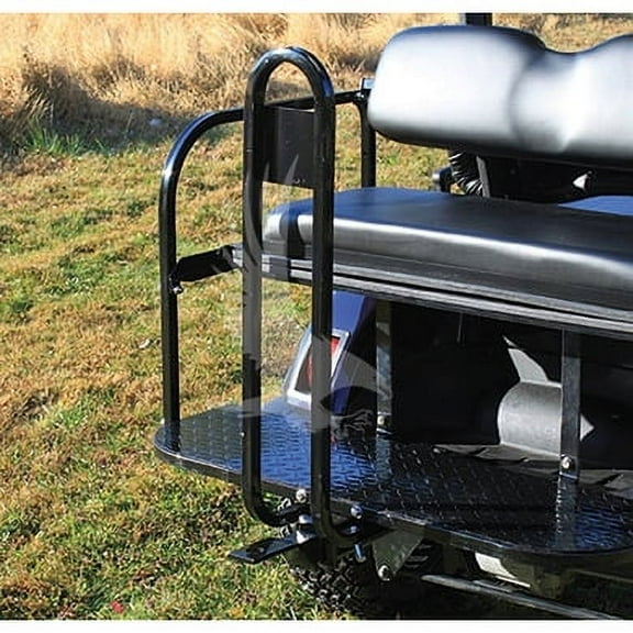 Golf Cart King HITCH17 Rear Seat Trailer Hitch and Grab Bar Combo Hitch & Towing Parts & Sets