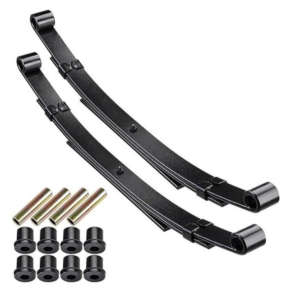 Golf Cart Leaf Fits EZGO TXT 1995-2013 Heavy Duty Rear Leaf Spring Kit with Bushings & Sleeves.