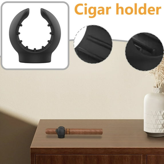 Golf Cart Magnetic Cigar Holder With Card Slot Design, Magnetic Mount Holds Cigar Securely, 1-Pack For Golf Cart, Fits Standard Cup Holders, Convenient For Golf Enthusiasts