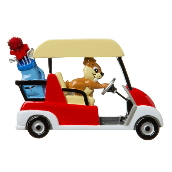 Golf Cart Personalized Christmas Tree Ornament DO-IT-YOURSELF