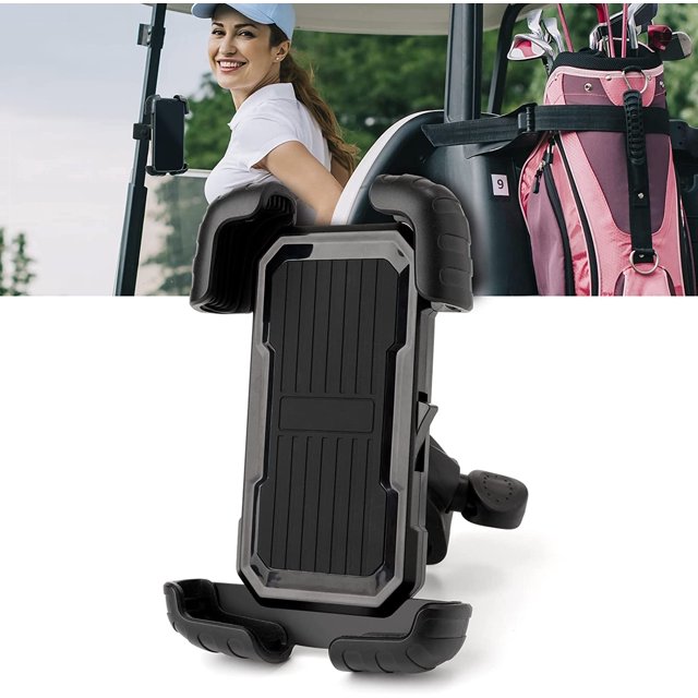 Golf Cart Phone Holder, Golf Cart Accessories, Cell Phone Mount Caddy
