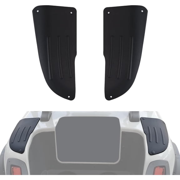 Golf Cart Scuff Guard for EZGO RXV 2008-2015, 2PCS Plastic Pads Rear Driver & Passenger Side Guard Panels for EZGO RXV 2008-2015 Golf Cart Accessories,Replace #601864#604865#601865