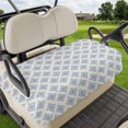 thumbnail image 1 of Golf Cart Seat Covers for 2 Seater, Abstract Blue Soft Microfiber Cart Seat Towel Blanket, Modern Contemporary Art Vintage Absorbent Breathable Non Slip Bench Seats Protector for Golf Course 51"x31", 1 of 9
