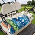 thumbnail image 1 of Golf Cart Seat Covers for 2 Seater,Beach Surfboard Microfiber Cart Seat Towel Blanket,Summer Sea Surfing Tropical Botanical Tree Absorbent NonSlip Bench Seats Protector for Golf Course 51"x31", 1 of 9