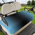 thumbnail image 1 of Golf Cart Seat Covers for 2 Seater, Blue Black Ombre Soft Microfiber Cart Seat Towel Blanket, Modern Gradient Abstract Art Absorbent Breathable Non Slip Bench Seats Protector for Golf Course 51"x31", 1 of 9