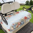 thumbnail image 1 of Golf Cart Seat Covers for 2 Seater, Blue Coastal Soft Microfiber Cart Seat Towel Blanket, Summer Beach Starfish Shell Coral Absorbent Breathable Non Slip Bench Seats Protector for Golf Course 51"x31", 1 of 9