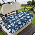 thumbnail image 1 of Golf Cart Seat Covers for 2 Seater,Blue Leaves Microfiber Cart Seat Towel Blanket,Farmhouse Pastoral Spring Leaf Branch Absorbent Breathable Non Slip Bench Seats Protector for Golf Course 51"x31", 1 of 9