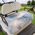 thumbnail image 1 of Golf Cart Seat Covers for 2 Seater,Blue Ombre Microfiber Cart Seat Towel Blanket,Modern Geometric Yellow Lines Abstract Art Absorbent Breathable Non Slip Bench Seats Protector for Golf Course 51"x31", 1 of 9