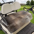 thumbnail image 1 of Golf Cart Seat Covers for 2 Seater, Brown Soft Microfiber Cart Seat Towel Blanket, Modern Ombre Oil Painting Art Abstract Absorbent Breathable Non Slip Bench Seats Protector for Golf Course 51"x31", 1 of 9