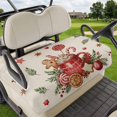 thumbnail image 1 of Golf Cart Seat Covers for 2 Seater,Christmas Gingerbread Microfiber Cart Seat Towel Blanket,Winter Xmas Ball Candy Pine Leaf Beige Absorbent NonSlip Bench Seats Protector for Golf Course 51"x31", 1 of 9