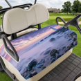 thumbnail image 1 of Golf Cart Seat Covers for 2 Seater, Coastal Soft Microfiber Cart Seat Towel Blanket, Summer Beach Ocean Nautical Absorbent Breathable Non Slip Bench Seats Protector for Golf Course 51"x31", 1 of 9