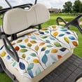 thumbnail image 1 of Golf Cart Seat Covers for 2 Seater,Colorful Botanical Microfiber Cart Seat Towel Blanket,Pastoral Leaf Spring Summer Elegant Absorbent Breathable NonSlip Bench Seats Protector for Golf Course 51"x31", 1 of 9
