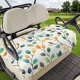 thumbnail image 1 of Golf Cart Seat Covers for 2 Seater, Colorful Leaf Soft Microfiber Cart Seat Towel Blanket, Spring Vintage Botanical Summer Absorbent Breathable Non Slip Bench Seats Protector for Golf Course 51"x31", 1 of 9