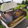 thumbnail image 1 of Golf Cart Seat Covers for 2 Seater,Country Forest Microfiber Cart Seat Towel Blanket,Farmhouse Nature Trees Cabin Starry Sky Absorbent Breathable NonSlip Bench Seats Protector for Golf Course 51"x31", 1 of 9