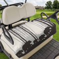 thumbnail image 1 of Golf Cart Seat Covers for 2 Seater,Forest Bear Microfiber Cart Seat Towel Blanket,Black Grey Country Farmhouse Nature Tree Absorbent Breathable Non Slip Bench Seats Protector for Golf Course 51"x31", 1 of 9