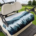 thumbnail image 1 of Golf Cart Seat Covers for 2 Seater,Forest Mountain Microfiber Cart Seat Towel Blanket,Vintage Peak Nature Sky Star Landscape Absorbent Breathable NonSlip Bench Seats Protector for Golf Course 51"x31", 1 of 9