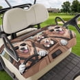 thumbnail image 1 of Golf Cart Seat Covers for 2 Seater, Funny Dog Printed Soft Microfiber Cart Seat Towel Blanket, Cartoon Diving Dog Cute Absorbent Breathable Non Slip Bench Seats Protector for Golf Course 51"x31", 1 of 9