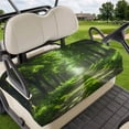 thumbnail image 1 of Golf Cart Seat Covers for 2 Seater,Green Trees Microfiber Cart Seat Towel Blanket,Forest Art Decor Spring Summer Nature Leaf Absorbent Breathable NonSlip Bench Seats Protector for Golf Course 51"x31", 1 of 9