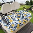 thumbnail image 1 of Golf Cart Seat Covers for 2 Seater, Lemon Soft Microfiber Cart Seat Towel Blanket, Fruit Leaf Branch Summer Spring Pastoral Absorbent Breathable Non Slip Bench Seats Protector for Golf Course 51"x31", 1 of 9