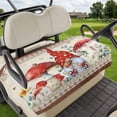 thumbnail image 1 of Golf Cart Seat Covers for 2 Seater,Red Gnomes Mushrooms Microfiber Cart Seat Towel Blanket,Spring Floral Watercolor Botanical Vintage Absorbent NonSlip Bench Seats Protector for Golf Course 51"x31", 1 of 9
