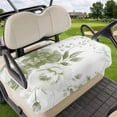 thumbnail image 1 of Golf Cart Seat Covers for 2 Seater,Sage Green Flower Microfiber Cart Seat Towel Blanket,Watercolor Gradient Retro Floral Absorbent Breathable Non Slip Bench Seats Protector for Golf Course 51"x31", 1 of 9