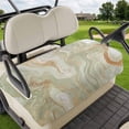 thumbnail image 1 of Golf Cart Seat Covers for 2 Seater,Sage Green Marble Microfiber Cart Seat Towel Blanket,Contemporary Abstract Fluid Art Absorbent Breathable Non Slip Bench Seats Protector for Golf Course 51"x31", 1 of 9