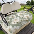 thumbnail image 1 of Golf Cart Seat Covers for 2 Seater,Sage Green Spring Floral Soft Microfiber Cart Seat Towel Blanket,Summer Botanical Flower Absorbent Breathable Non Slip Bench Seats Protector for Golf Course 51"x31", 1 of 9