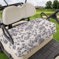 thumbnail image 1 of Golf Cart Seat Covers for 2 Seater,Spring Flowers Microfiber Cart Seat Towel Blanket,Farmhouse Purple Pastoral Floral Leaf Absorbent Breathable Non Slip Bench Seats Protector for Golf Course 51"x31", 1 of 9