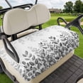 thumbnail image 1 of Golf Cart Seat Covers for 2 Seater,Spring Gray Eucalyptus Microfiber Cart Seat Towel Blanket,Summer Botanical Leaf Country Absorbent Breathable Non Slip Bench Seats Protector for Golf Course 51"x31", 1 of 9