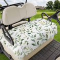 thumbnail image 1 of Golf Cart Seat Covers for 2 Seater,Spring Leaves Microfiber Cart Seat Towel Blanket,Sage Green Botanical Eucalyptus Vines Absorbent Breathable Non Slip Bench Seats Protector for Golf Course 51"x31", 1 of 9
