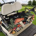 thumbnail image 1 of Golf Cart Seat Covers for 2 Seater,Spring Mushrooms Microfiber Cart Seat Towel Blanket,Farmhouse Pastoral Botanical Stars Rustic Absorbent NonSlip Bench Seats Protector for Golf Course 51"x31", 1 of 9