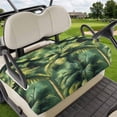 thumbnail image 1 of Golf Cart Seat Covers for 2 Seater,Summer Palm Tree Microfiber Cart Seat Towel Blanket,Nature Green Tropical Plant Leaves Absorbent Breathable Non Slip Bench Seats Protector for Golf Course 51"x31", 1 of 9