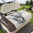 thumbnail image 1 of Golf Cart Seat Covers for 2 Seater, Vintage Elephant Soft Microfiber Cart Seat Towel Blanket, Modern Art Animal Watercolor Absorbent Breathable Non Slip Bench Seats Protector for Golf Course 51"x31", 1 of 9