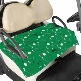 Golf Cart Seat Covers, Universal Fit for EZGO, Club Car, Yamaha 52"x32", 2 Passenger Golf Cart Seat Protector, Durable Washable