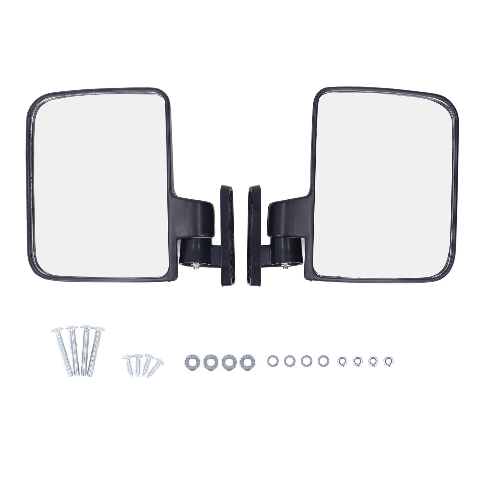 Golf Cart Side Mirrors Clear Wide View Impact Resistant Golf Cart Rearview Mirrors 1 Pair-