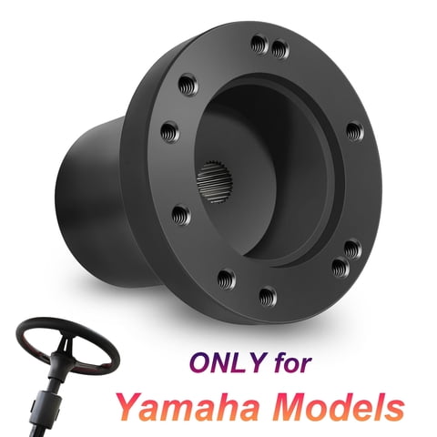 Golf Cart Steering Wheel Adapter Hub Compatible with Yamaha Golf Cart, 5-6 Hole Golf Cart Steering Wheel Replacement Adapter