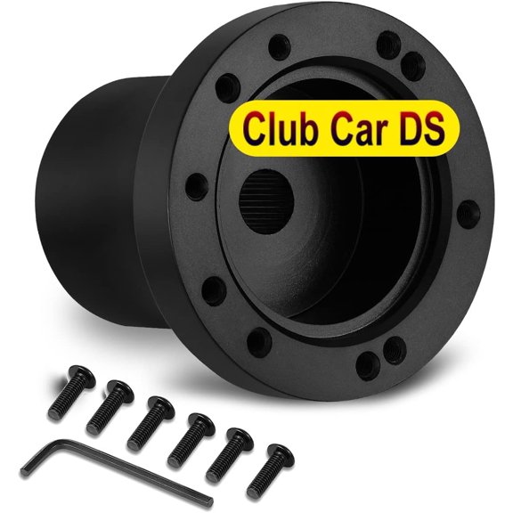 Golf Cart Steering Wheel Adapter for Club DS Golf Carts Mounting Adapter (Including Installation Tools)