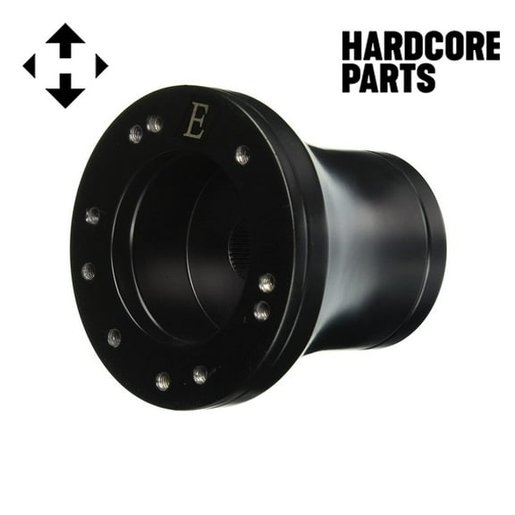 Golf Cart Steering Wheel Hub Adapter Black - Fits EZGO Medalist TXT and RXV 1975+