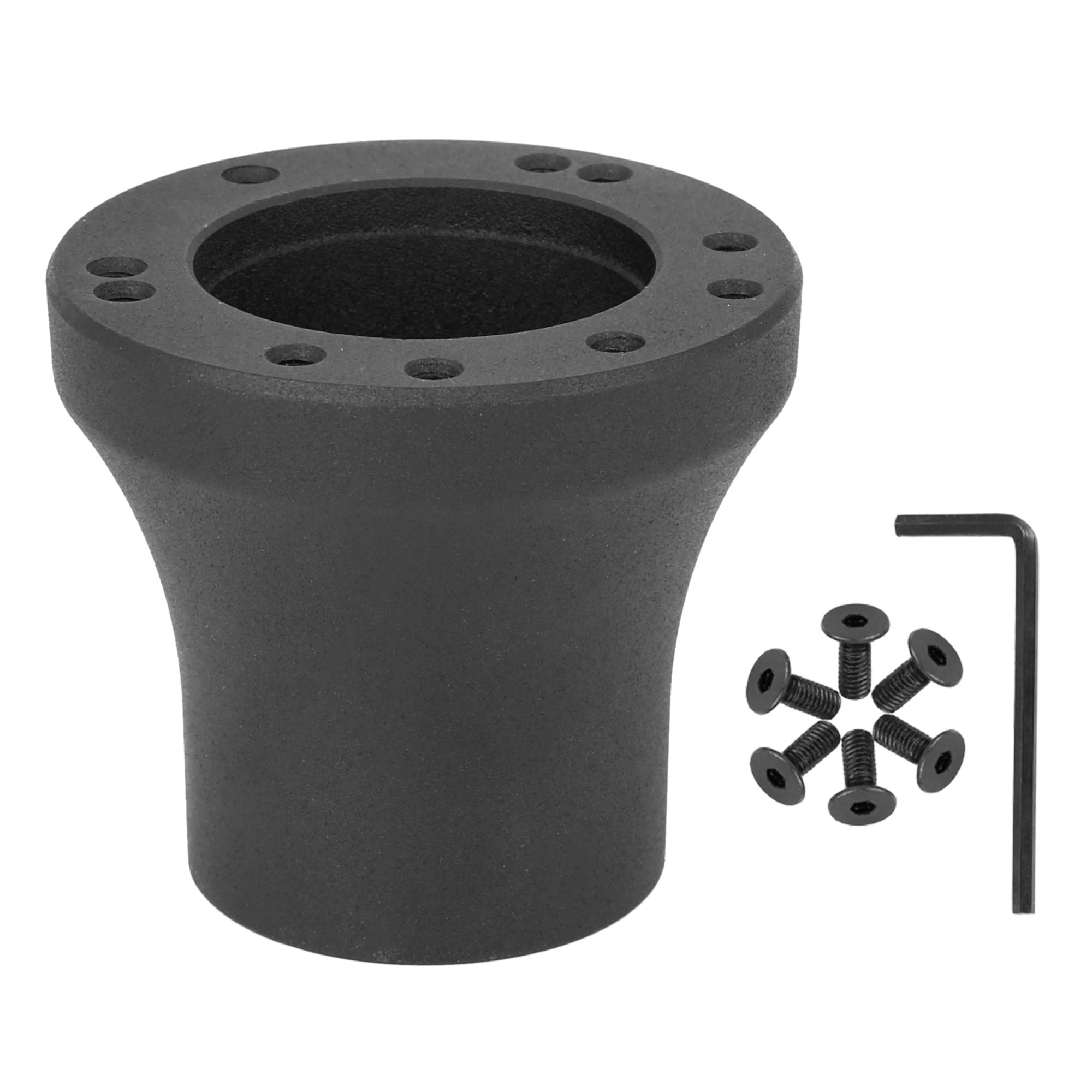 Golf Cart Steering Wheel Hub Adapter for Club Car Precedent Black