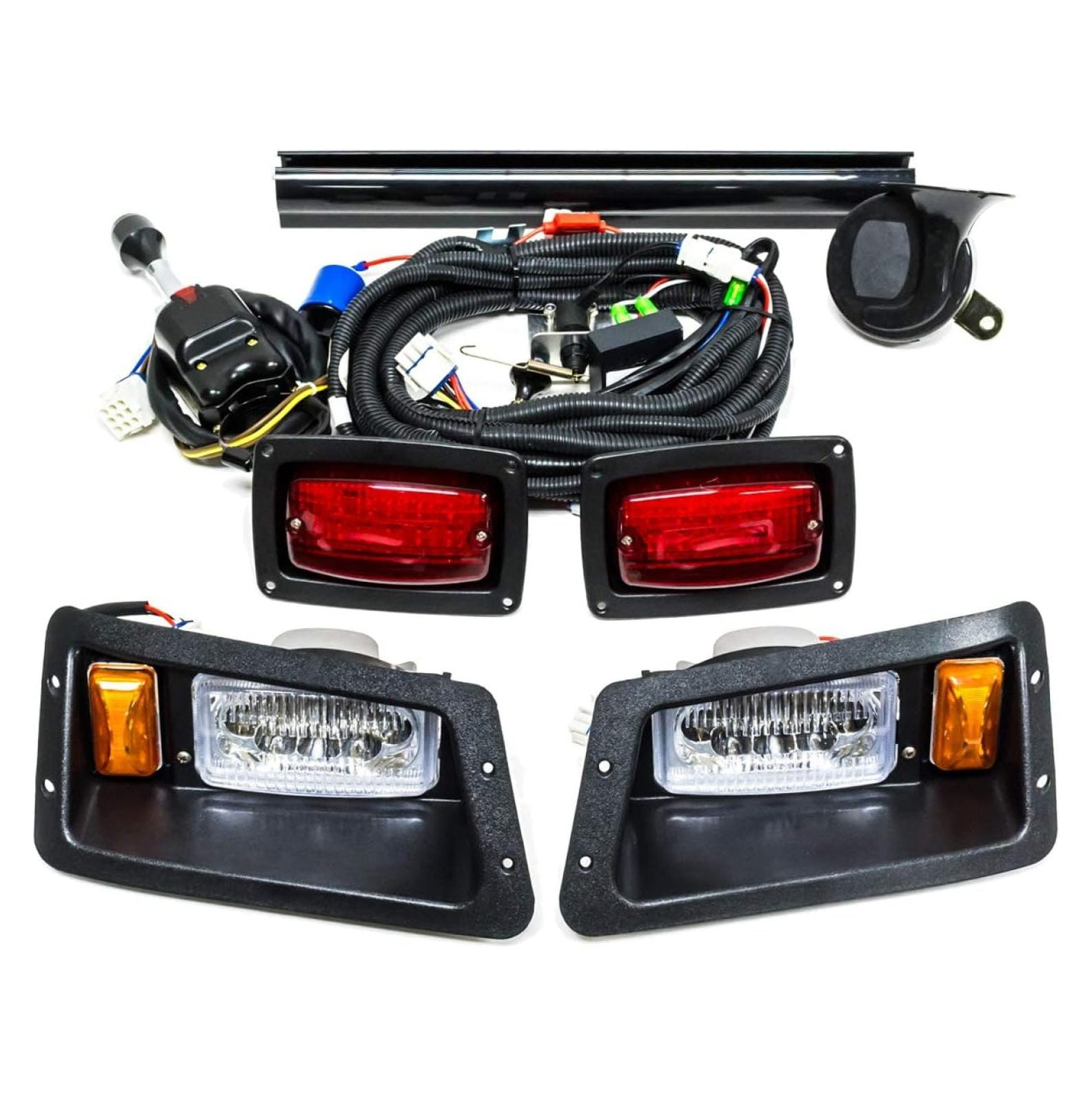 Golf Cart Street Legal All LED Headlight Tail Light Kit For G14 G16 G19 G22